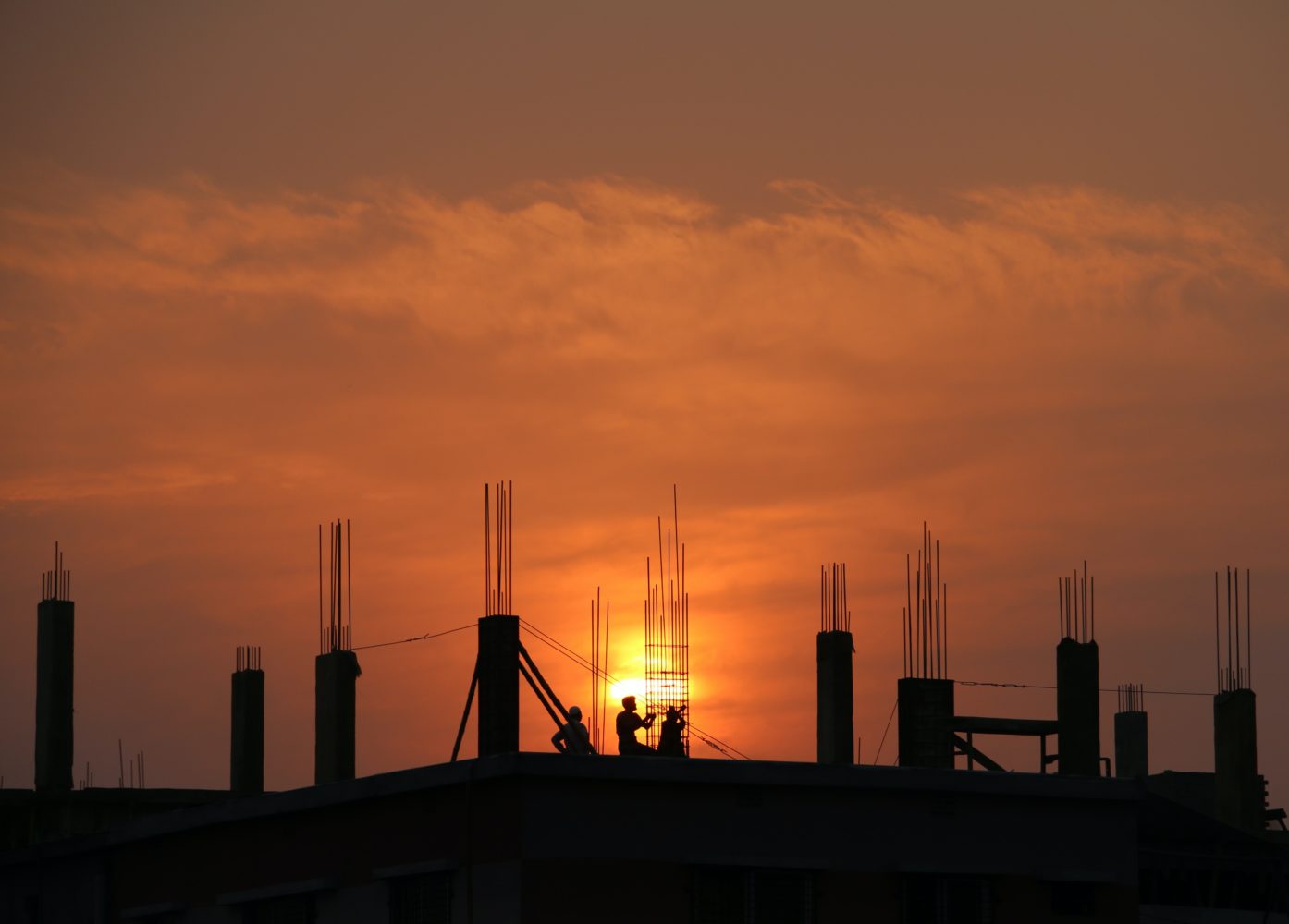 sun-rising-on-construction-site